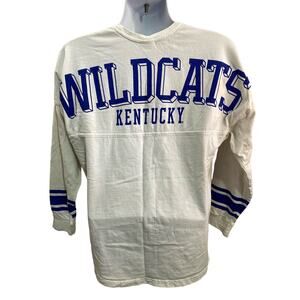 Pressbox UK Wildcats Long Sleeve Shirt Mens Small Spellout Kentucky